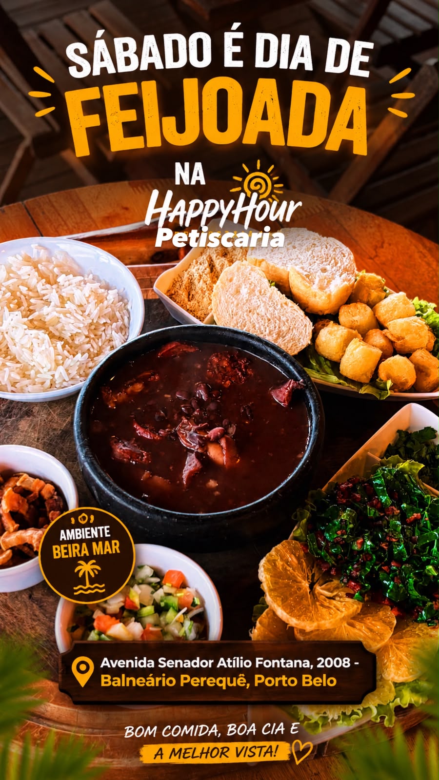Evento: Happy Hour Petiscaria - Sábado da Feijoada!